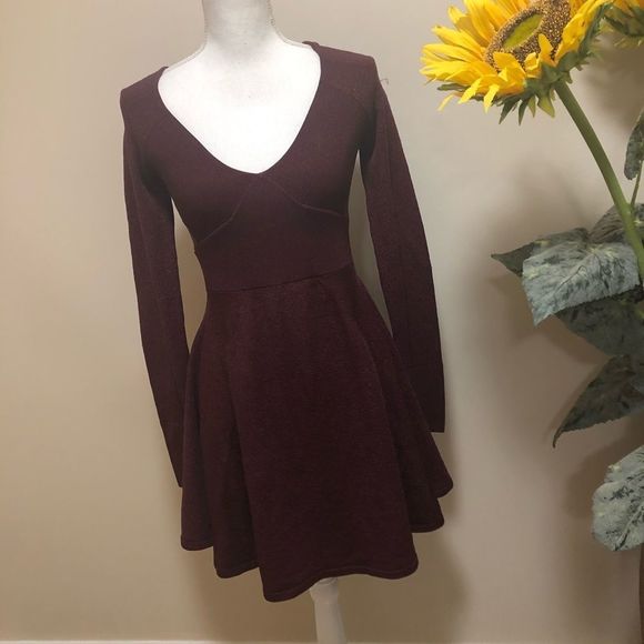 NWOT free people mini dress size S metallic - Picture 4 of 8